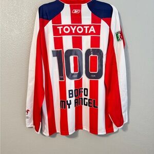 Vintage Chivas 2006/2007 Bofo home long sleeve soccer jersey